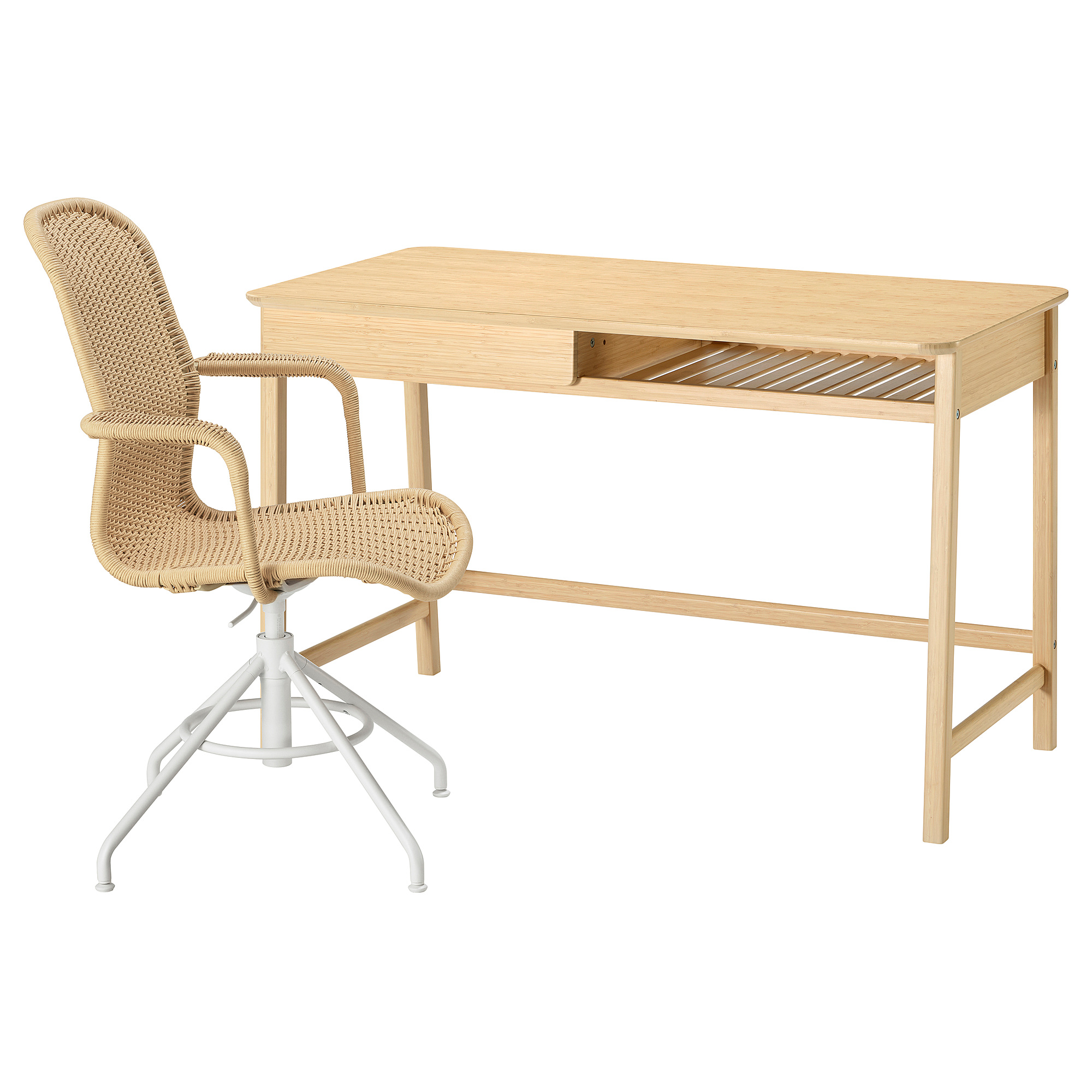BETESHÄST/STIGBYGEL desk and chair