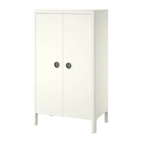 BUSUNGE - 衣櫃/衣櫥, 白色, 80x140 公分 | IKEA 線上購物 - PE701364_S4