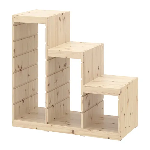 TROFAST - 收納櫃框, 染白松木, 94x44x91 公分 | IKEA 線上購物 - PE701345_S4
