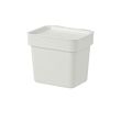 HÅLLBAR - 附蓋垃圾桶, 淺灰色, 3 公升 | IKEA 線上購物 - PE742763_S2 