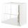 METOD/MAXIMERA - base cab f hob/2 fronts/2 drawers, white/Voxtorp high-gloss/white | IKEA Taiwan Online - PE796554_S1