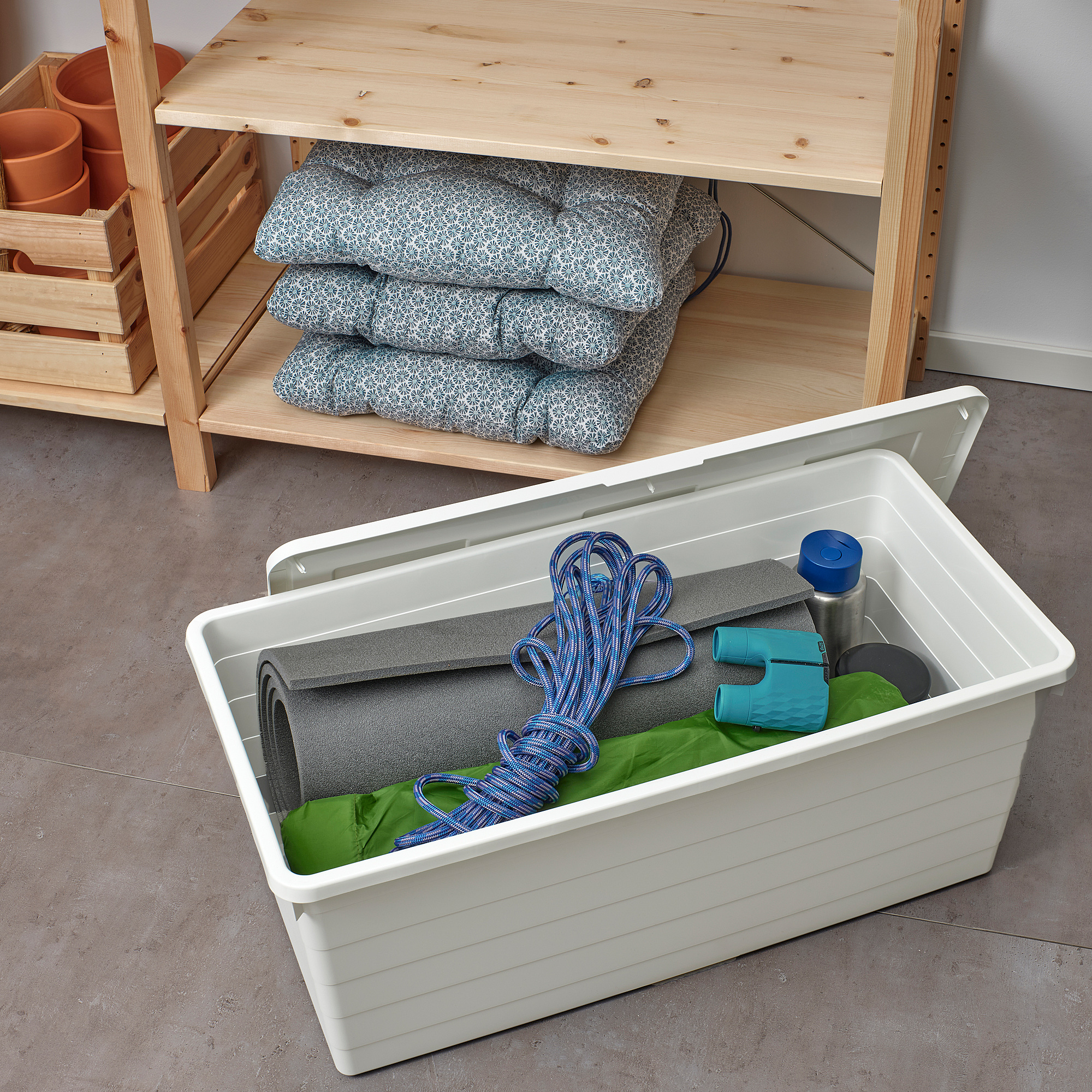 SOCKERBIT storage box with lid