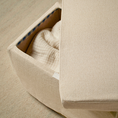 STRANDMON slipcover for footstool