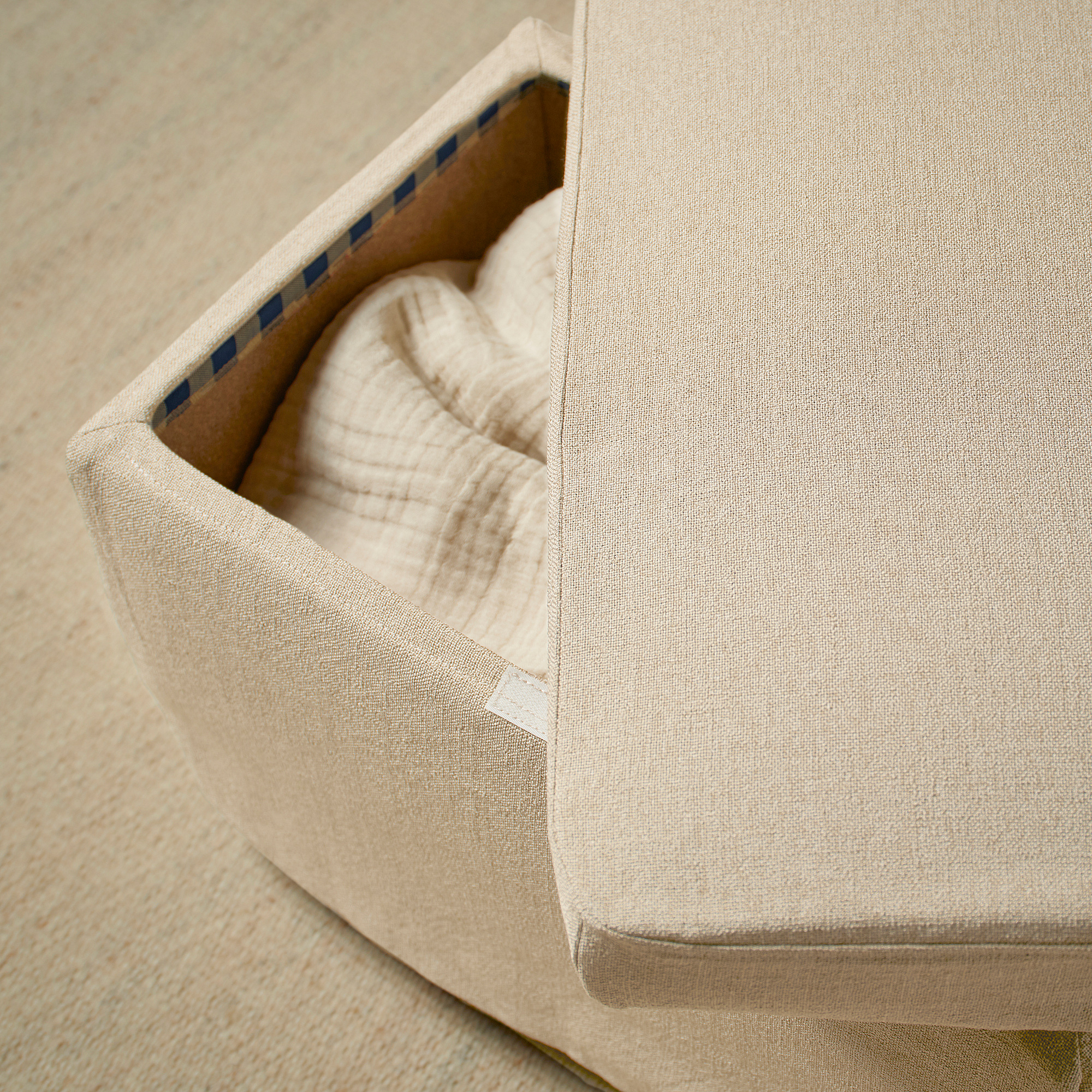 STRANDMON slipcover for footstool