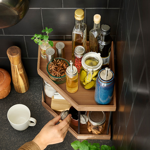 NÅLBLECKA 轉角層架