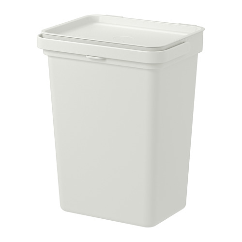 HÅLLBAR - bin with lid, light grey, 10 l | IKEA Taiwan Online - PE742782_S4