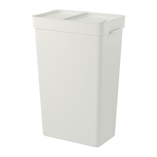 HÅLLBAR - bin with lid, light grey, 35 l | IKEA Taiwan Online - PE742786_S4