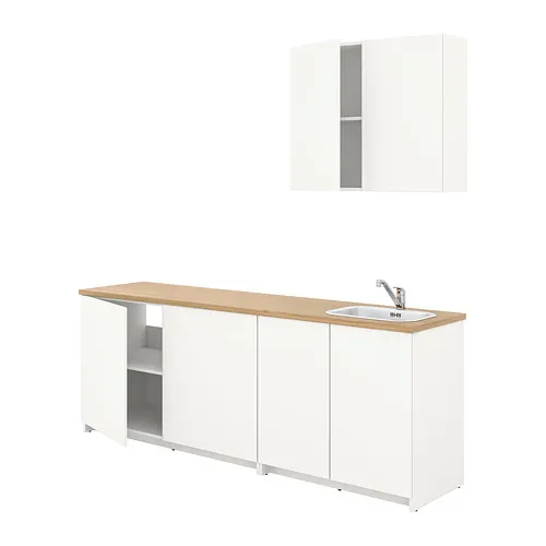 KNOXHULT - 廚房, 白色, 204x61x220 公分 | IKEA 線上購物 - PE742817_S4