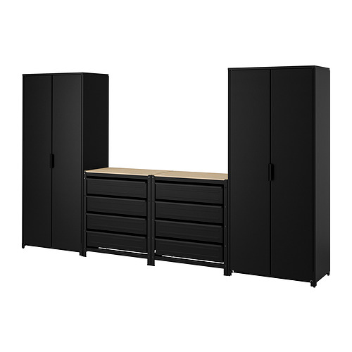 BROR storage with cabinet/work bench