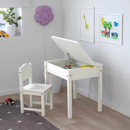 SUNDVIK - 兒童書桌, 白色 | IKEA 線上購物 - PE841581_S4