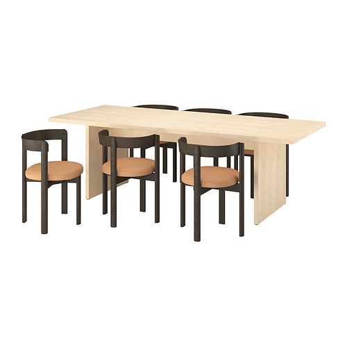 BERGSHYTTAN/STOCKHOLM 2025 table and 6 chairs