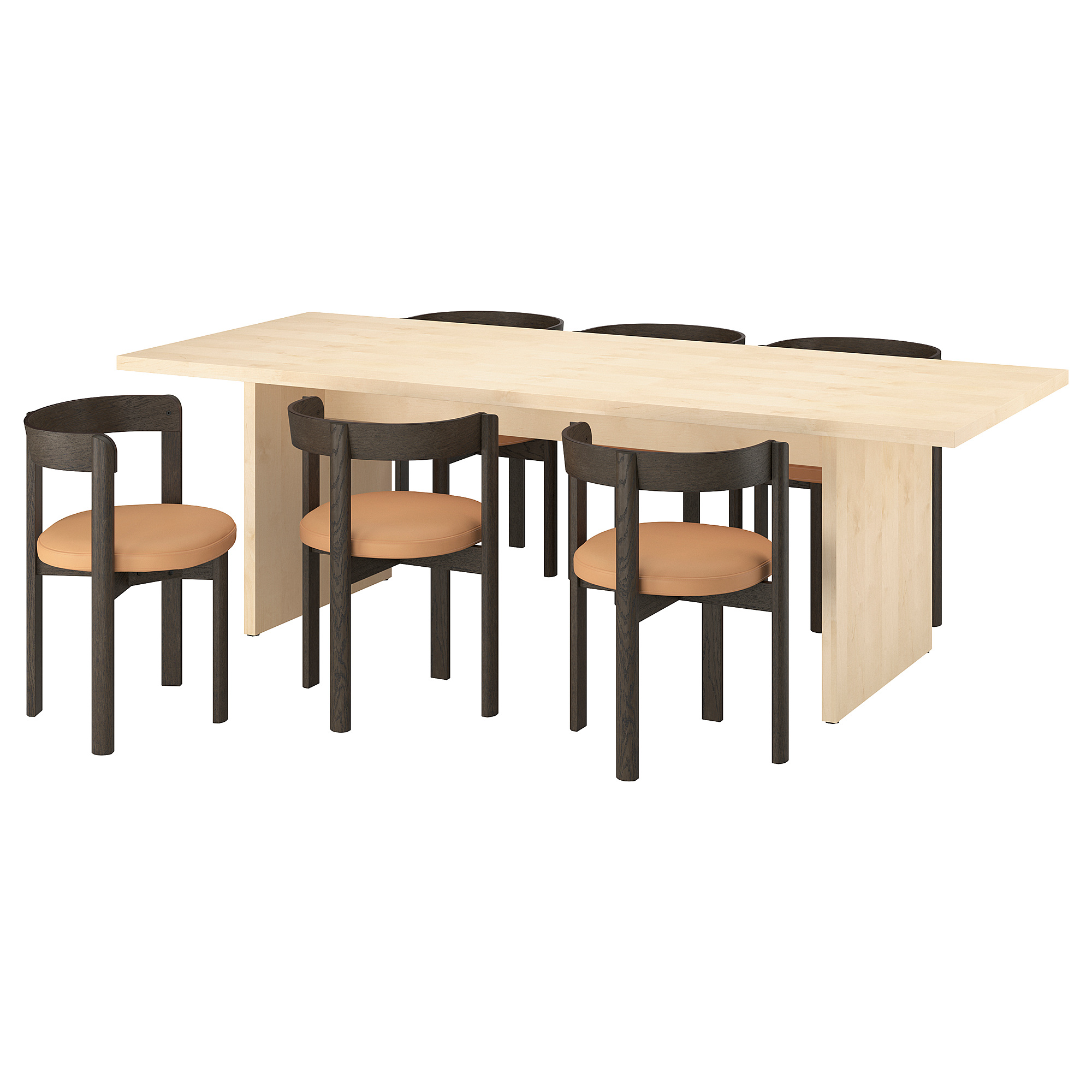 BERGSHYTTAN/STOCKHOLM 2025 table and 6 chairs