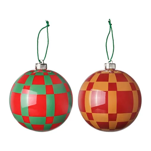 VINTERFINT - tree ornament, bauble red/green, 15 cm | IKEA Taiwan Online - PE986912_S4