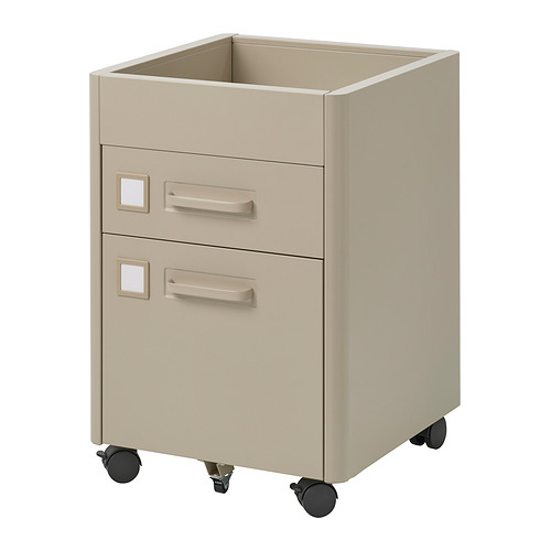 IDÅSEN drawer unit on castors