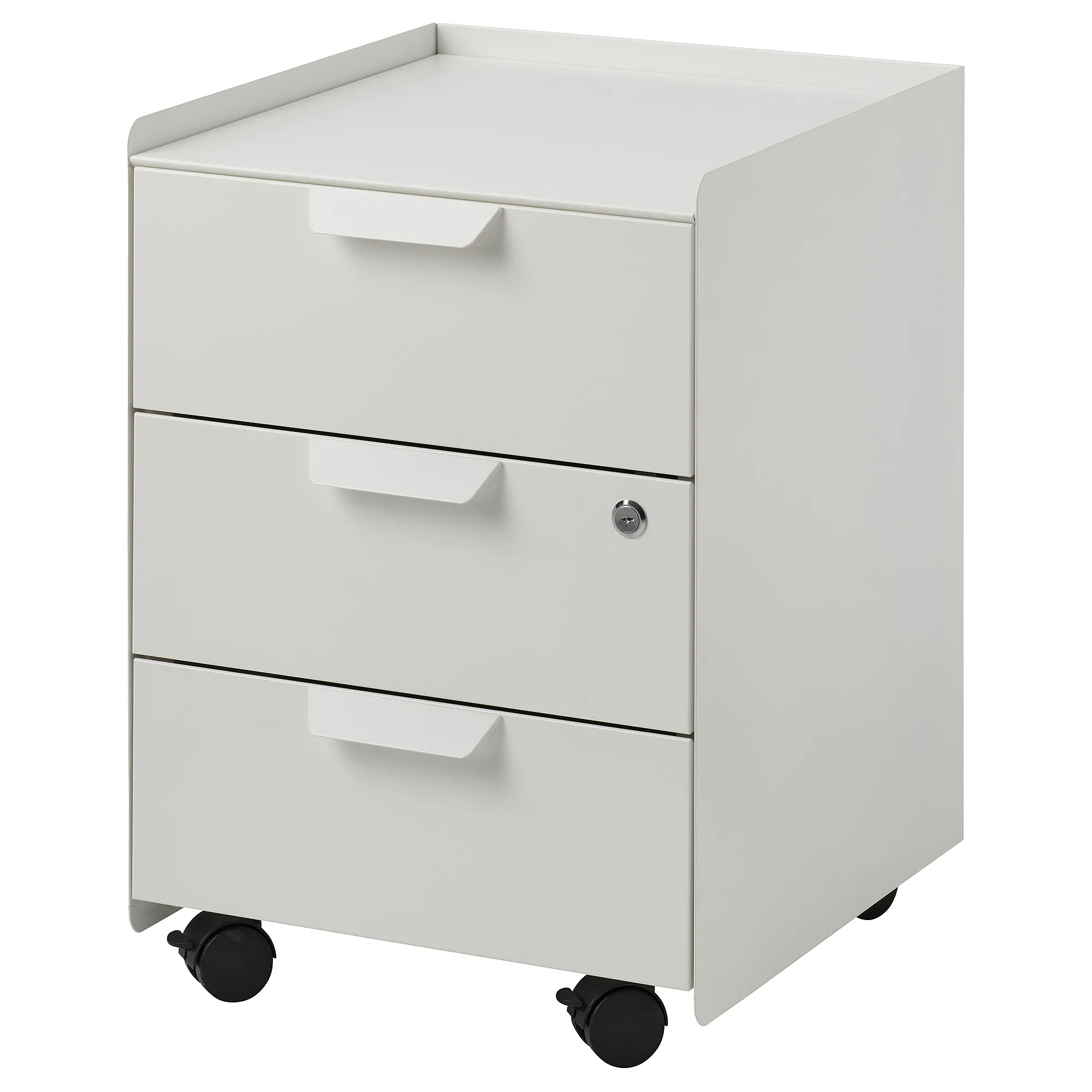 TROTTEN drawer unit w 3 drawers on castors