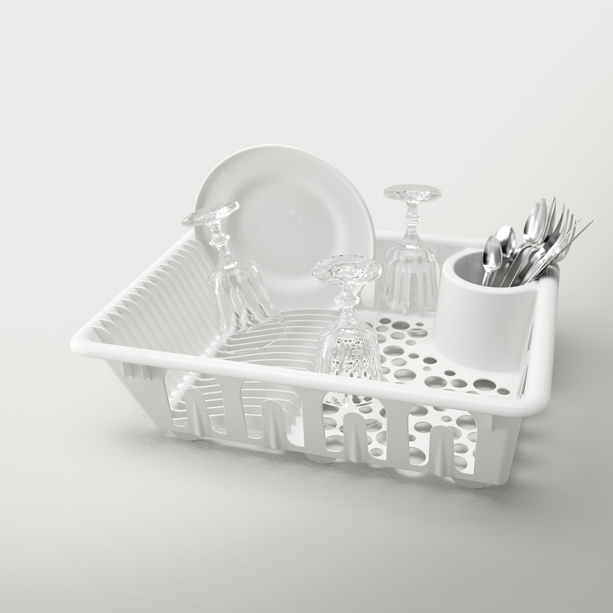 FLUNDRA 碗盤瀝乾架