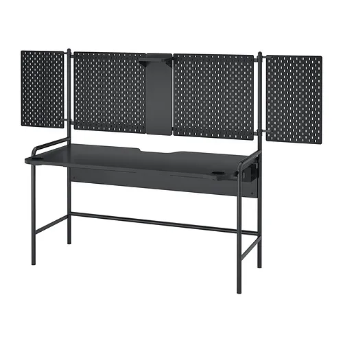 FRÖSKELÅS - gaming desk, black, 144x71 cm | IKEA Taiwan Online - E1018522_S4