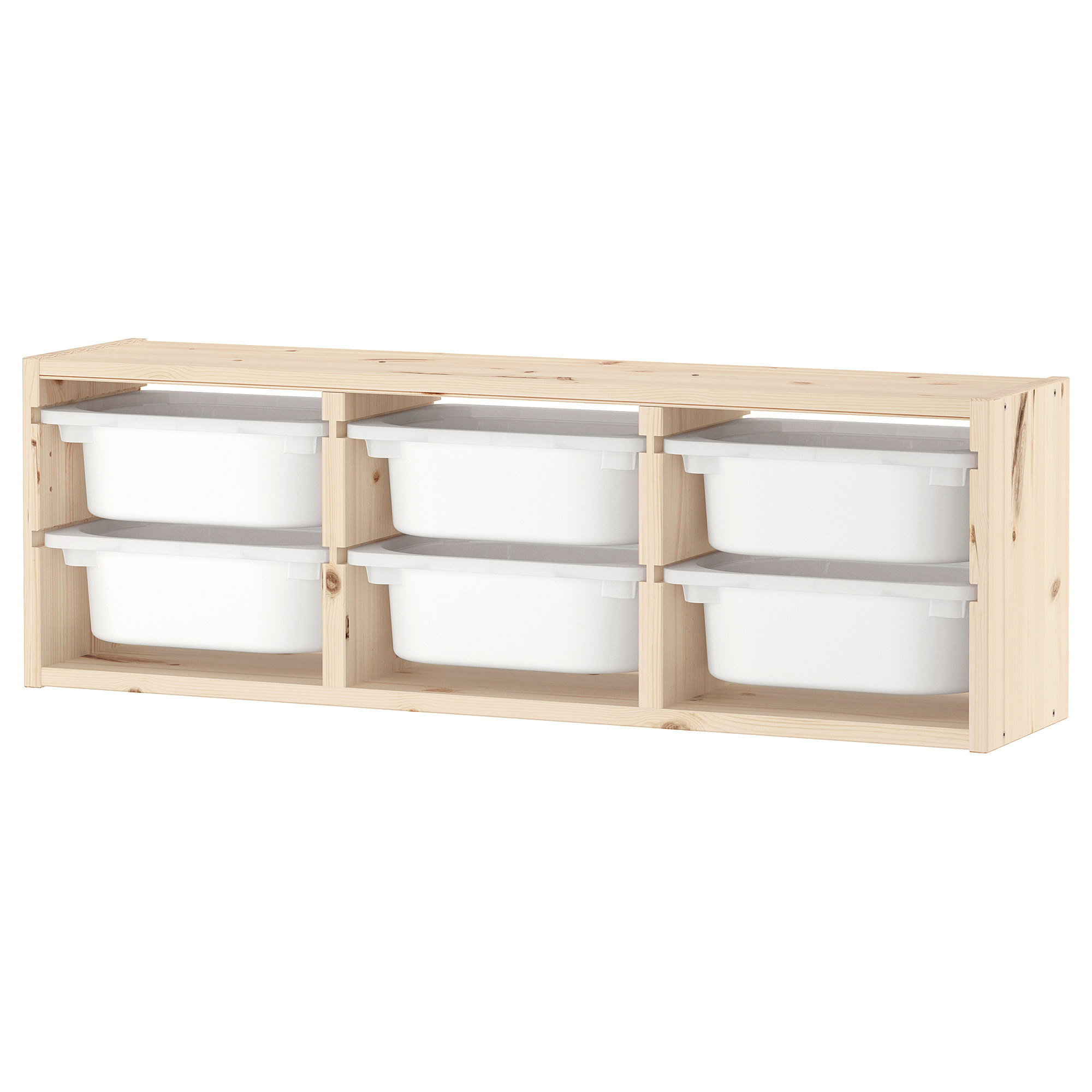 Trofast 壁面收納櫃 染白松木 白色 Ikea 線上購物 Ikea 線上購物 選購家具 燈飾 家飾品等