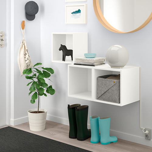 EKET - 上牆式收納櫃組合, 白色 | IKEA 線上購物 - PE742863_S4