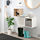 EKET - wall-mounted cabinet combination, white stained oak effect/white | IKEA Taiwan Online - PE742862_S1