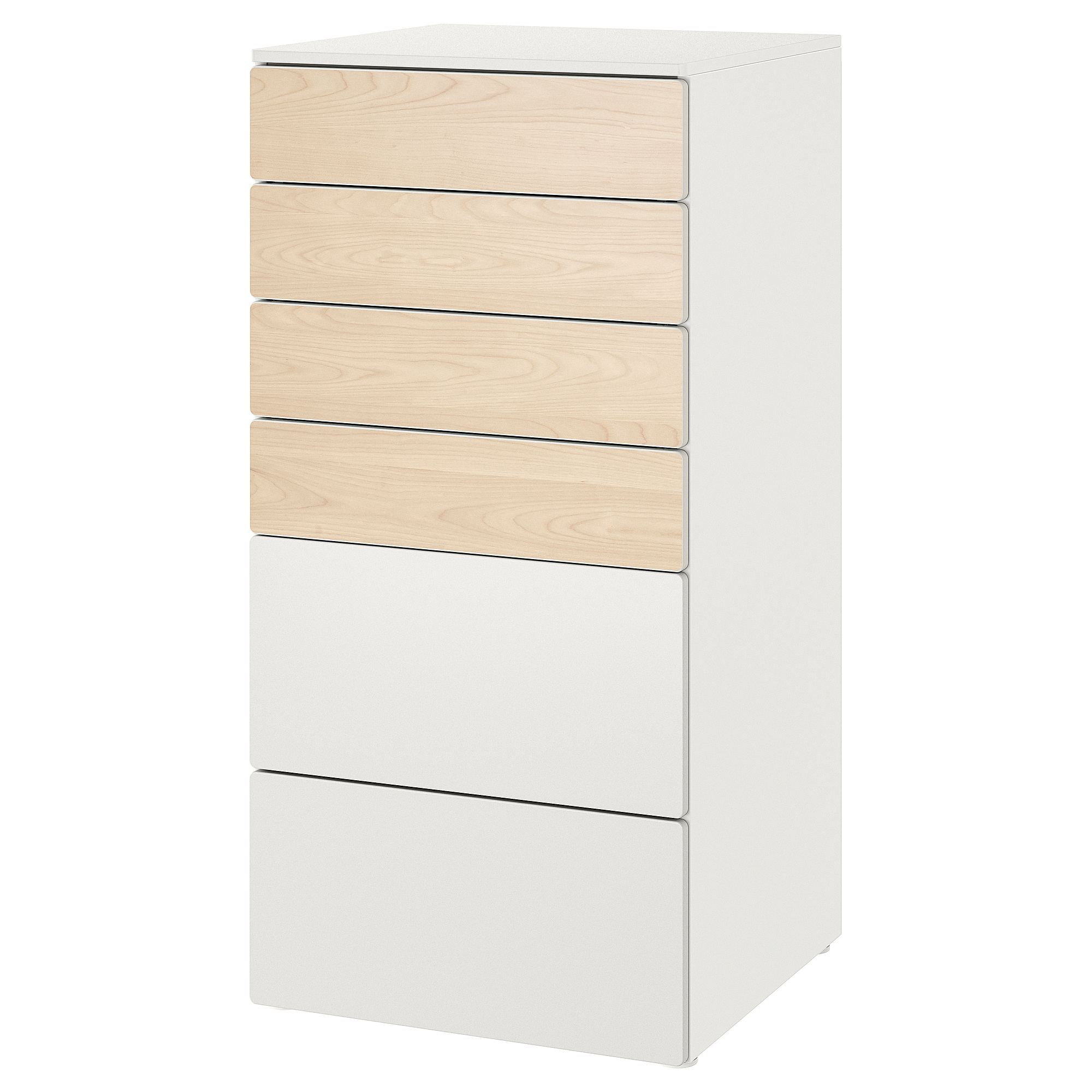 SMÅSTAD/PLATSA chest of 6 drawers
