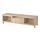 BESTÅ - TV bench, Lappviken/Sindvik white stained oak eff clear glass | IKEA Taiwan Online - PE701566_S1