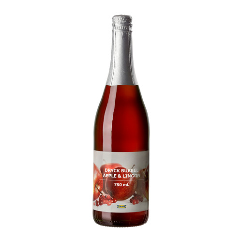 DRYCK BUBBEL ÄPPLE & LINGON sparkling apple & lingonberry drink