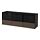 BESTÅ - TV bench with doors and drawers, black-brown/Selsviken high-gloss/brown clear glass | IKEA Taiwan Online - PE701674_S1
