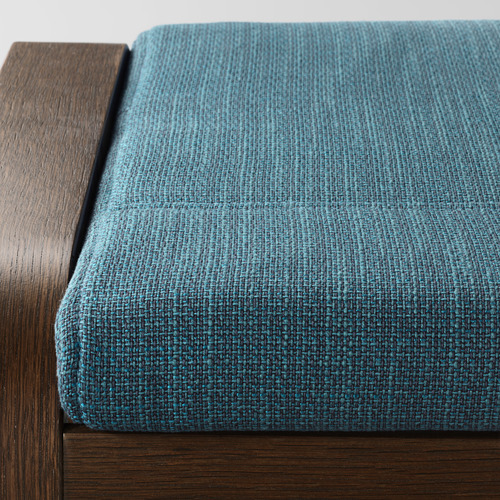 POÄNG - 扶手椅及腳凳, 棕色/Hillared 深藍色 | IKEA 線上購物 - PE629099_S4