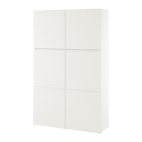 BESTÅ - 附門收納組合, 白色/Västerviken 白色, 120x42x193 公分 | IKEA 線上購物 - PE841651_S4