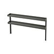 BÅTSKÄR - add-on unit with shelves, outdoor/dark grey, 120x70 cm | IKEA Taiwan Online - PE920490_S2 