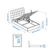 KORTGARDEN ottoman bed
