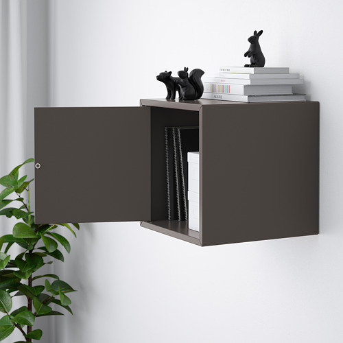 EKET - wall-mounted cabinet combination, dark grey | IKEA Taiwan Online - PE616198_S4