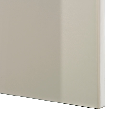 BESTÅ - TV storage combination/glass doors, white/Selsviken high-gloss/beige clear glass | IKEA Taiwan Online - PE535775_S4
