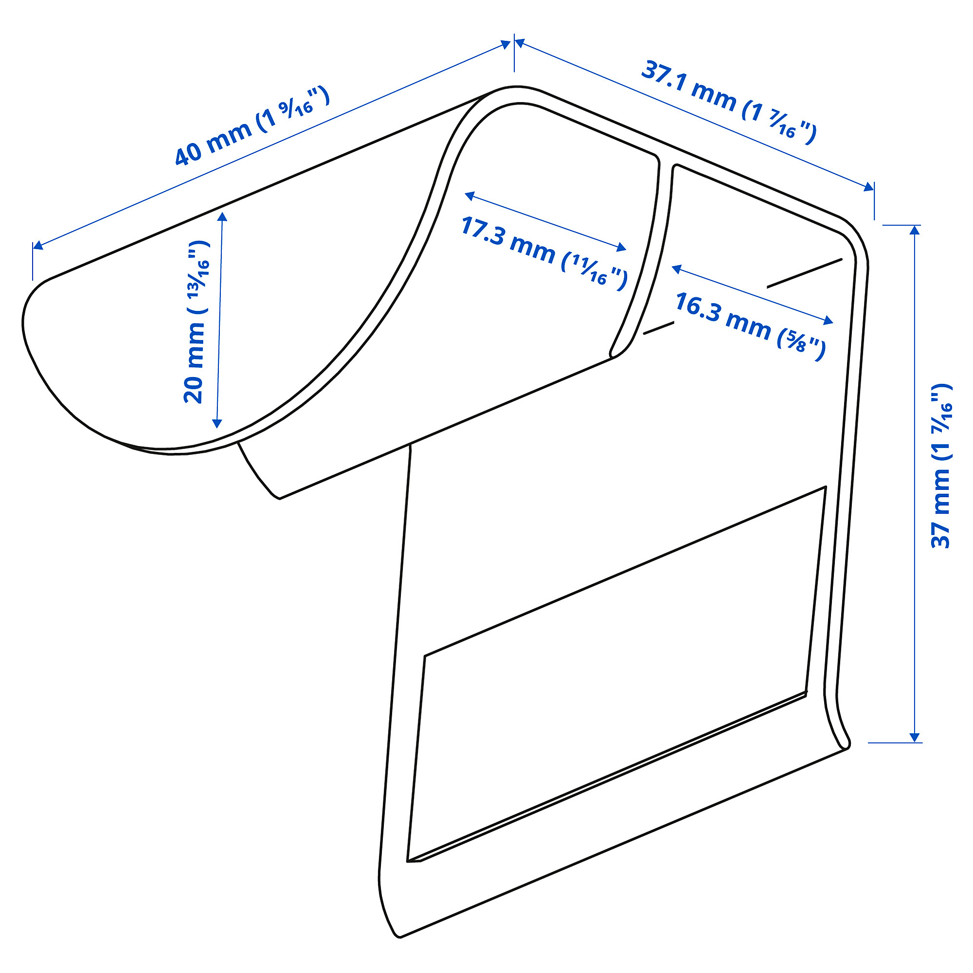 DRAGSMARK clip-on handle