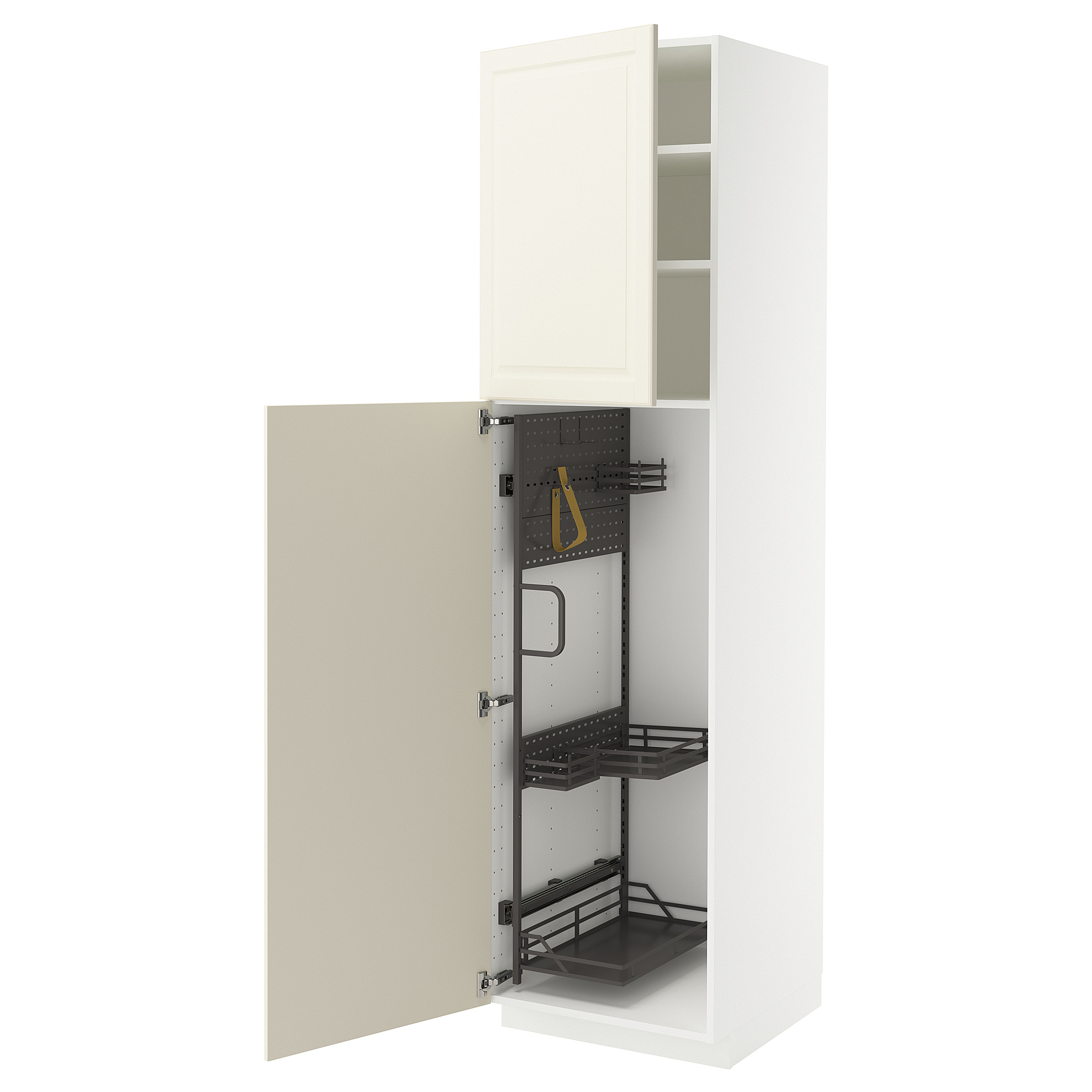METOD high cabinet with cleaning interior