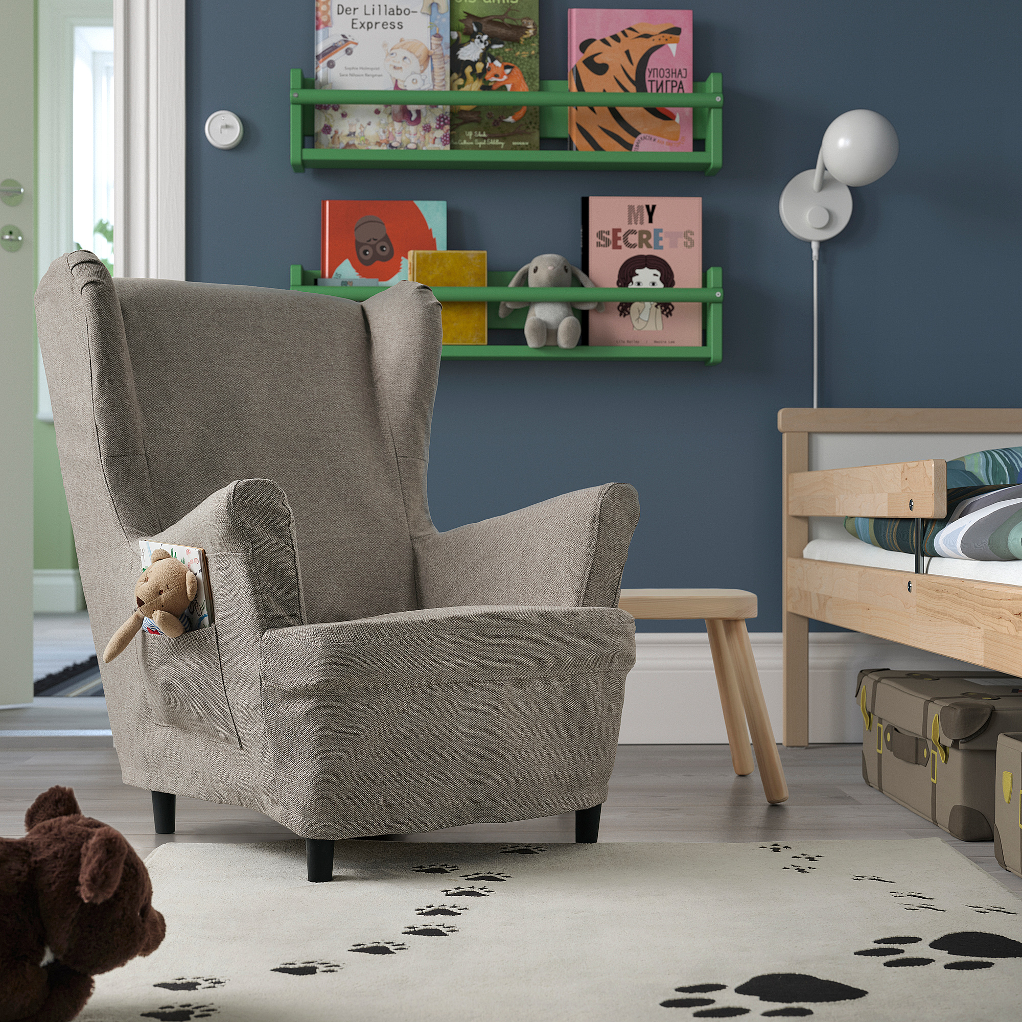 STRANDMON slipcover for children's armchair