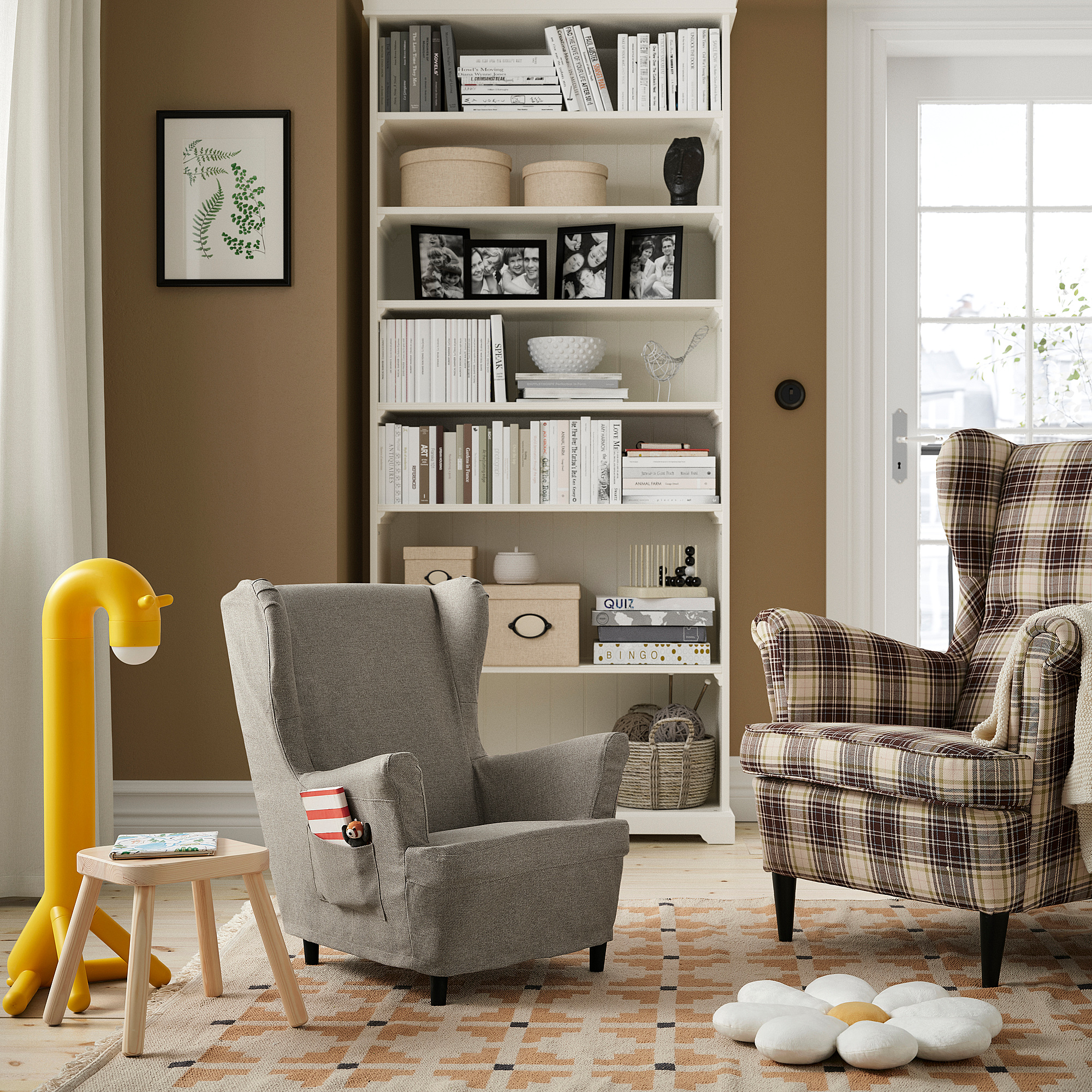 STRANDMON slipcover for children's armchair