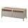 BESTÅ - TV bench with drawers, white stained oak effect/Selsviken high-gloss/beige | IKEA Taiwan Online - PE535926_S1