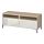 BESTÅ - TV bench with drawers, white stained oak effect/Selsviken high-gloss/white | IKEA Taiwan Online - PE535927_S1