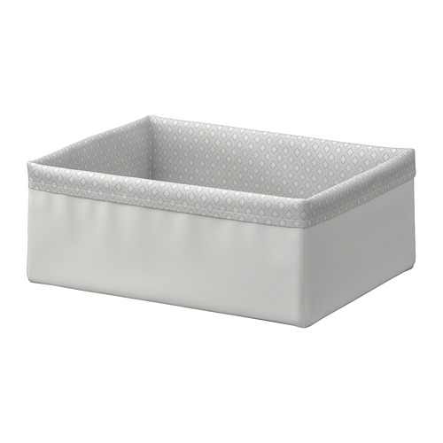 BAXNA - 收納盒, 灰色/白色 | IKEA 線上購物 - PE796879_S4