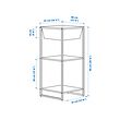 JOSTEIN shelving unit with container