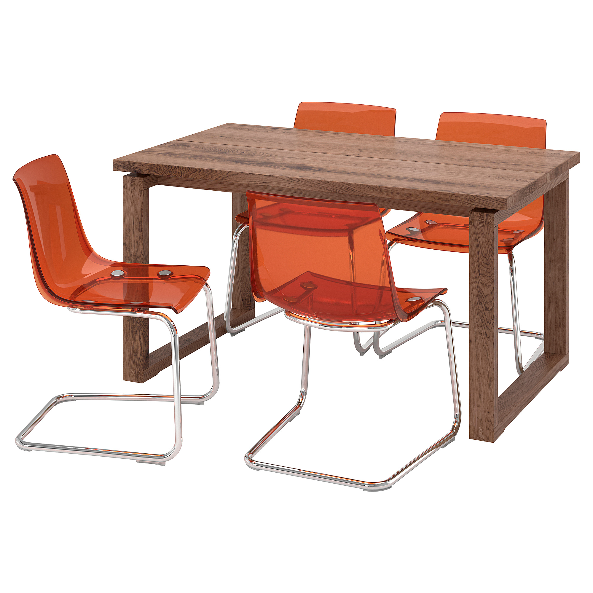 MÖRBYLÅNGA/TOBIAS table and 4 chairs