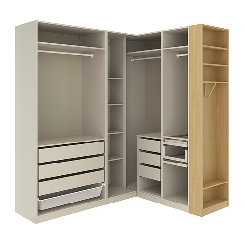 PAX corner wardrobe