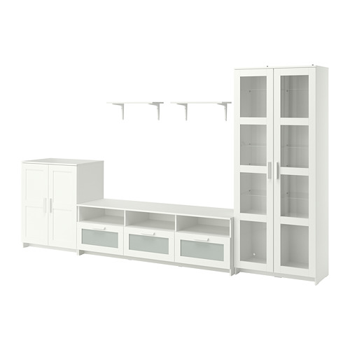 BRIMNES/BURHULT TV storage combination