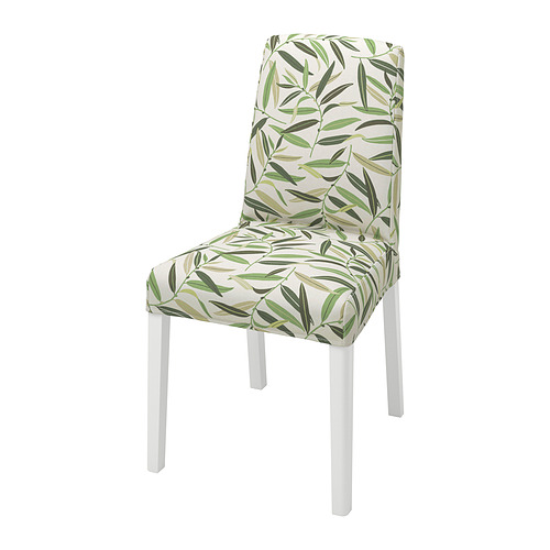 BERGMUND - chair, white/Fågelfors multicolour | IKEA Taiwan Online - PE949586_S4