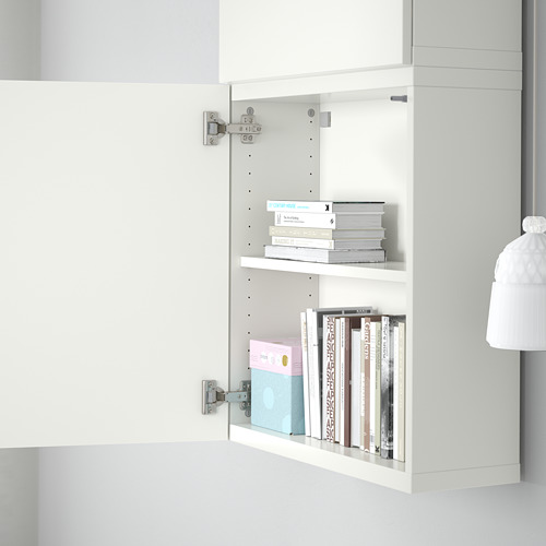 BESTÅ - wall cabinet with 2 doors, white/Lappviken white | IKEA Taiwan Online - PE561362_S4