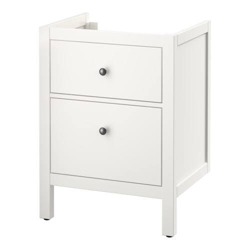 HEMNES - 洗臉盆櫃/2抽, 白色, 60x47x83 公分 | IKEA 線上購物 - PE303208_S4
