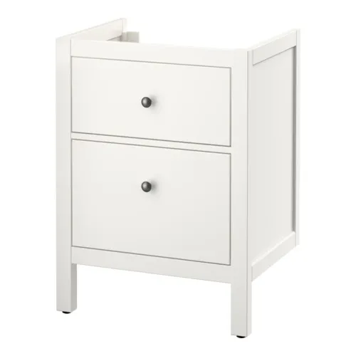 HEMNES - wash-stand with 2 drawers, white, 60x47x83 cm | IKEA Taiwan Online - PE303208_S4