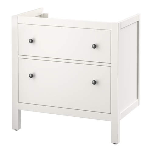 HEMNES - 洗臉盆櫃/2抽, 白色, 80x47x83 公分 | IKEA 線上購物 - PE303210_S4